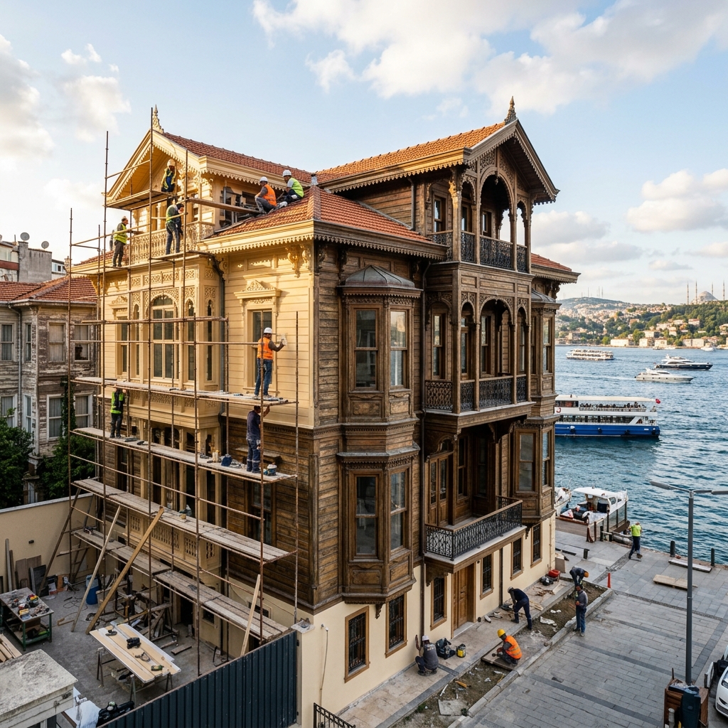 İstanbul Tarihi Köşk Güçlendirme